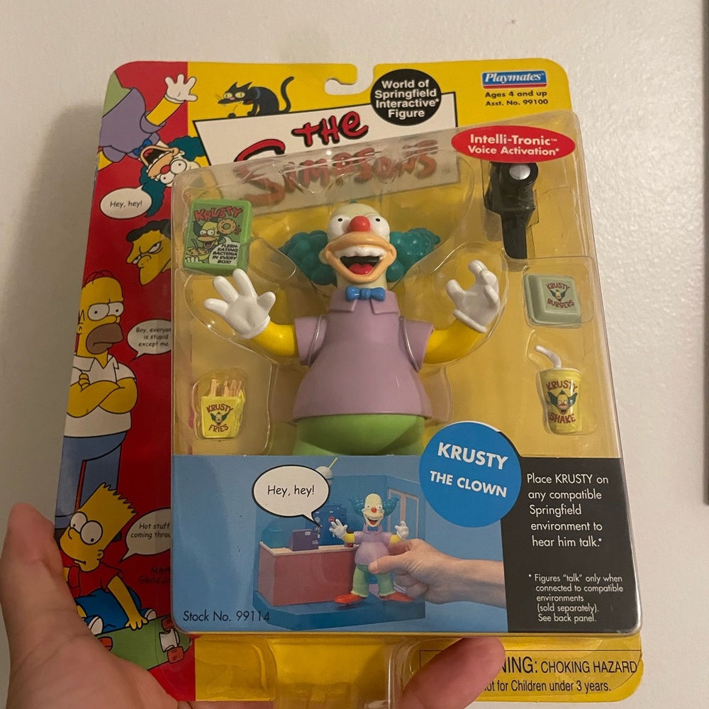The Simpsons Krusty The Clown World of Springfield Series Figure